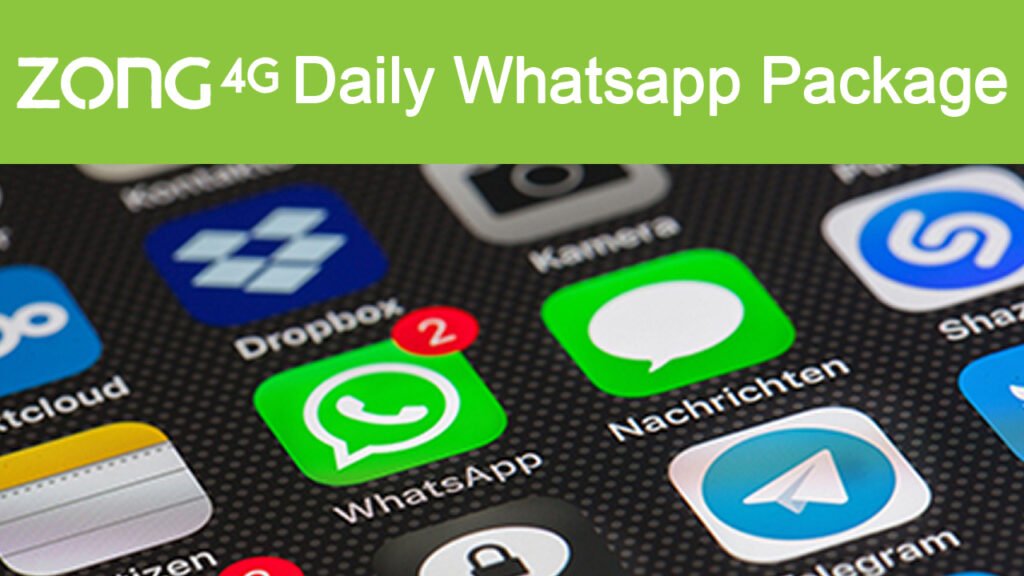 Zong Daily Whatsapp Package