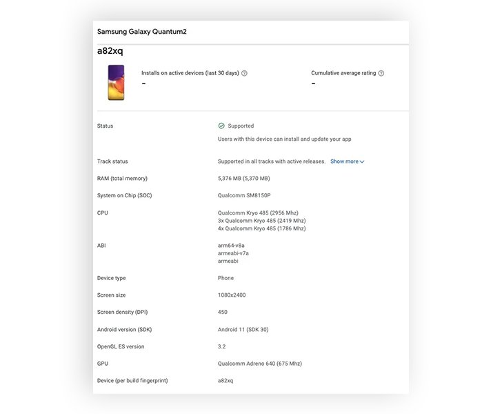 Samsung Galaxy A82 to launch soon