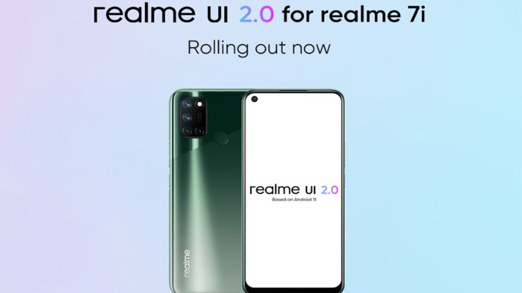 Realme 7i received Android 11 update