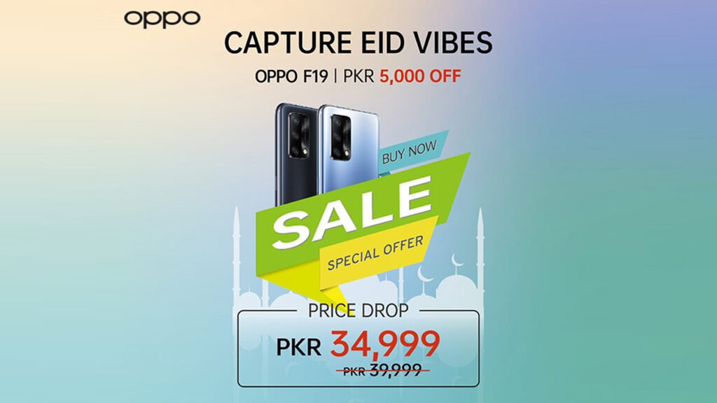 Oppo F19 price cut in Pakistan