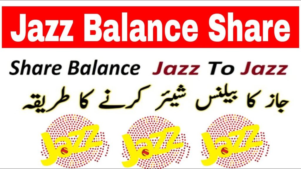 How to Share Jazz Balance